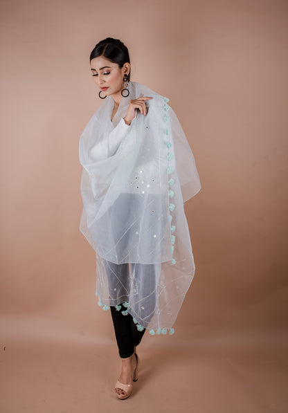 ORGANZA EMD DUPATTA